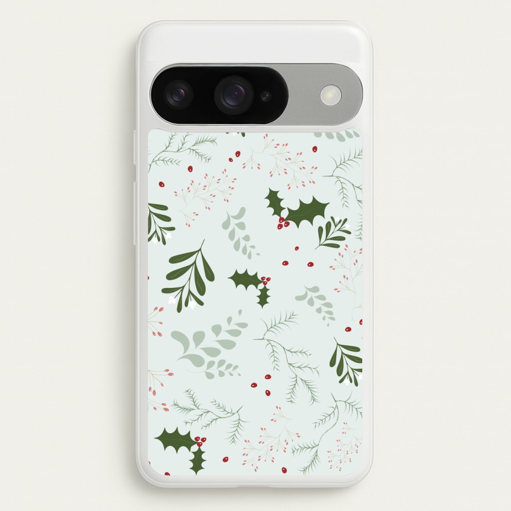 Christmas Floral Pattern Phone Case