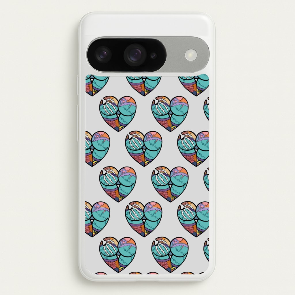 Sally And Jack Heart Pattern - TNBC Phone Case