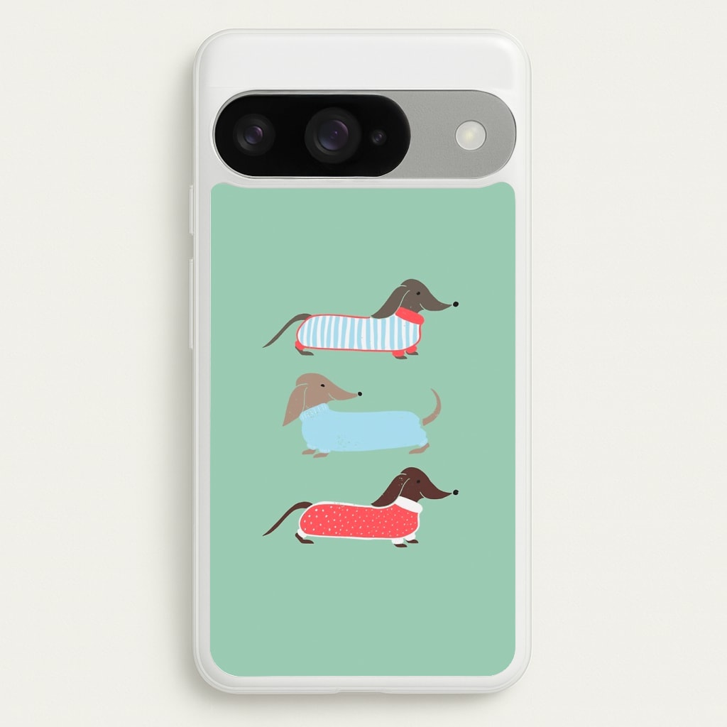 Sausage Dogs in Jumpers Phone Case