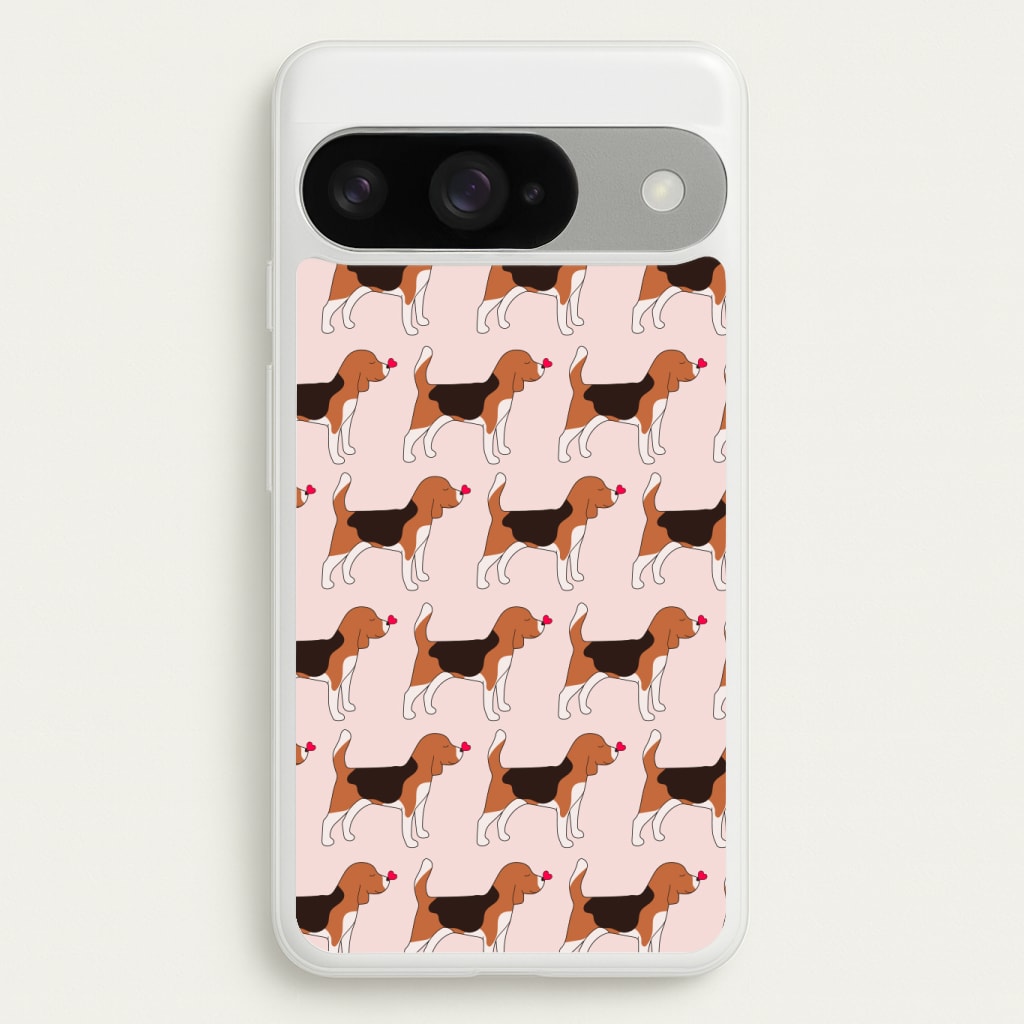 Love Beagle - Dog Pattern Phone Case