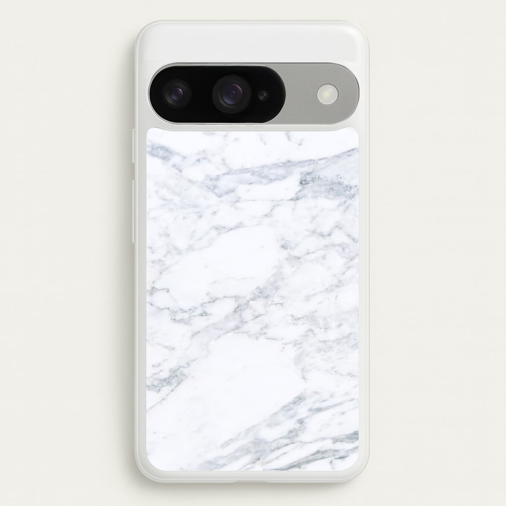 White Marble Pattern Phone Case