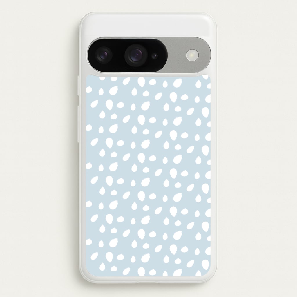 Pastel Blue Dots Phone Case