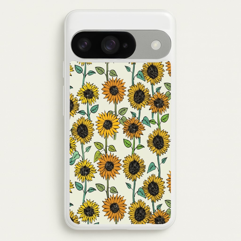 Painted Sunflowers Phone Case