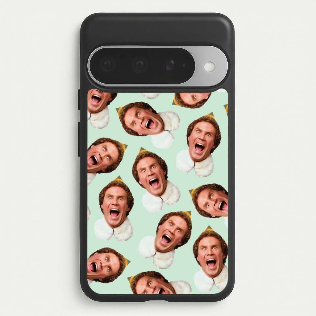 Green Elf Face - Christmas Phone Case