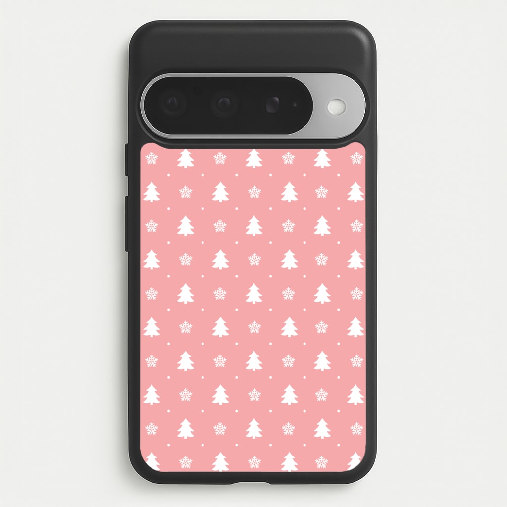 Pink Tree Pattern Phone Case