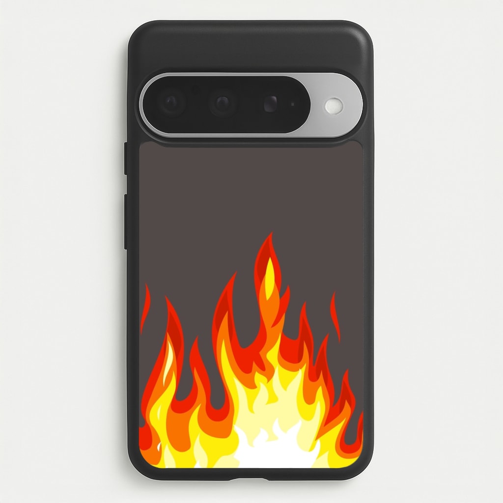 Grey Flame Phone Case