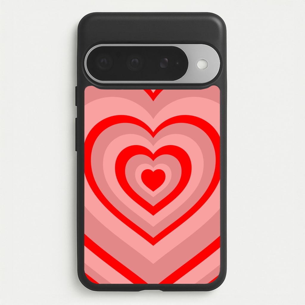 Red - Colourful Hearts Phone Case