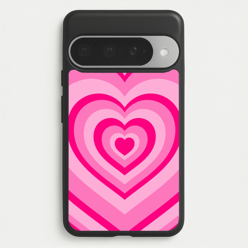 Pink - Colourful Hearts Phone Case