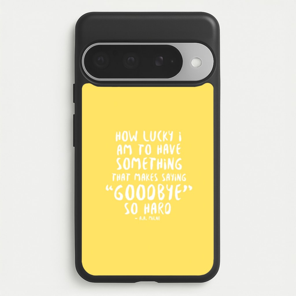 How Lucky I Am - Winnie Phone Case