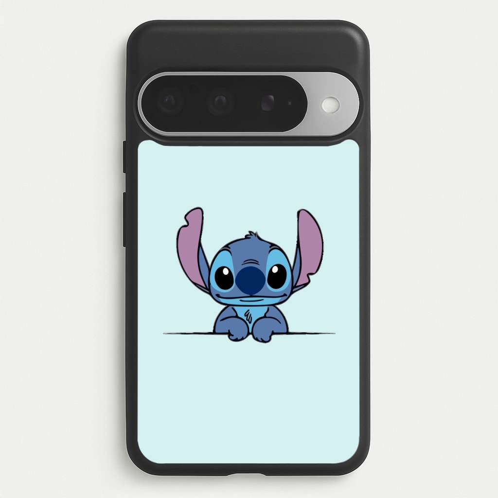 Alien Blue Leaning Phone Case