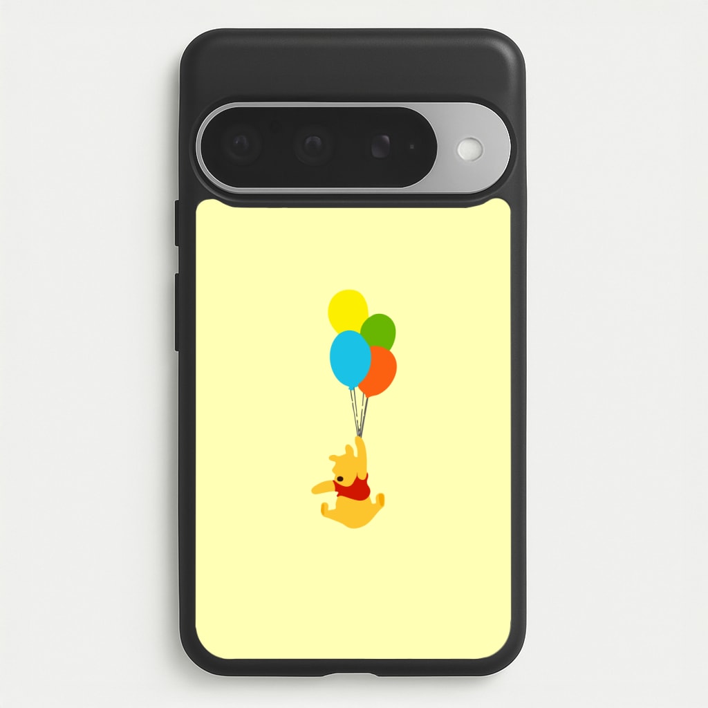 Pooh On Balloons Phone Case