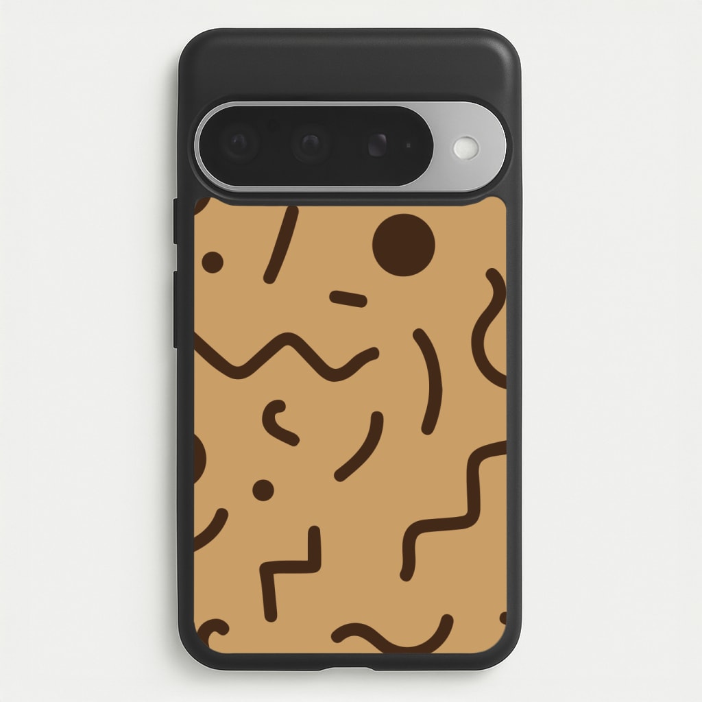 Nude Abstract Pattern - Eighties Phone Case