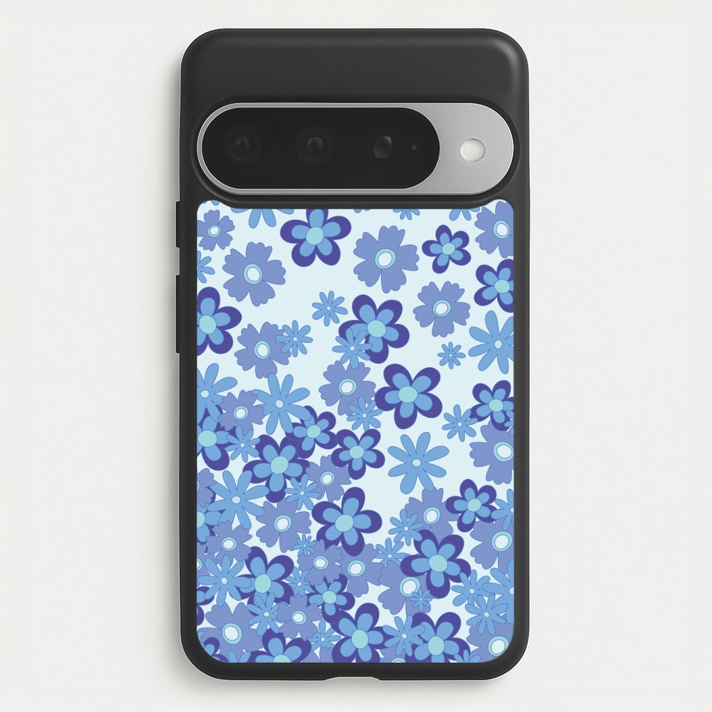 Blue Flowers - Floral Patterns Phone Case