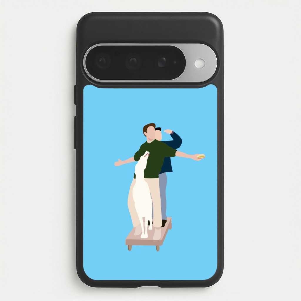 Two Men And A Dog Phone Case
