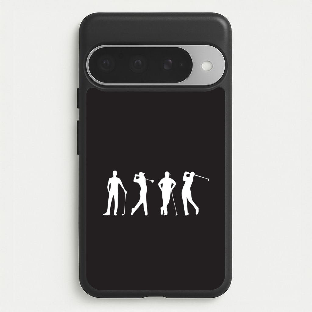 Golf Silhouettes Phone Case