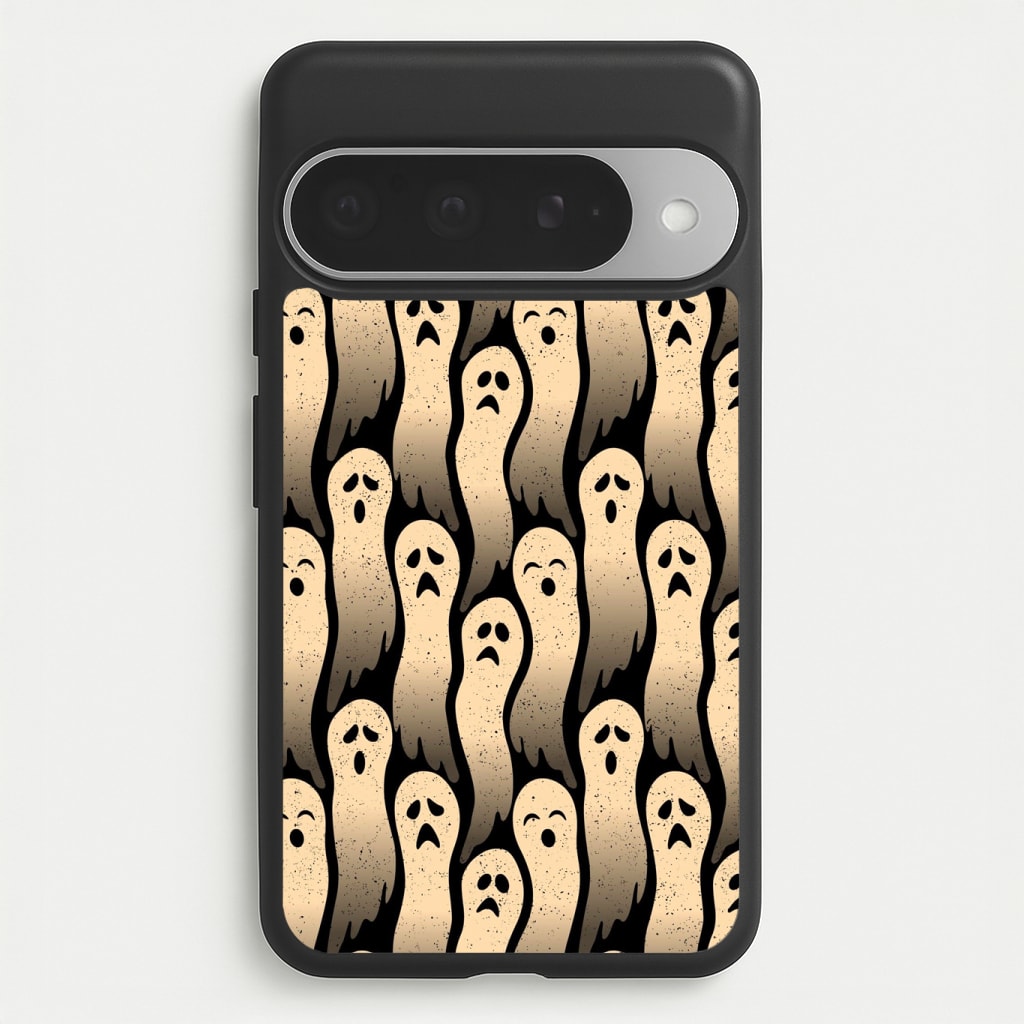 Vintage Wriggly Ghost Pattern Phone Case