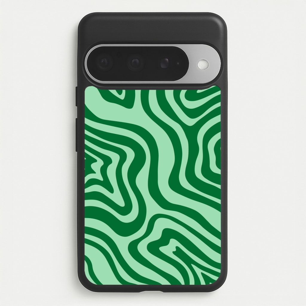 Green Abstract Halloween Phone Case