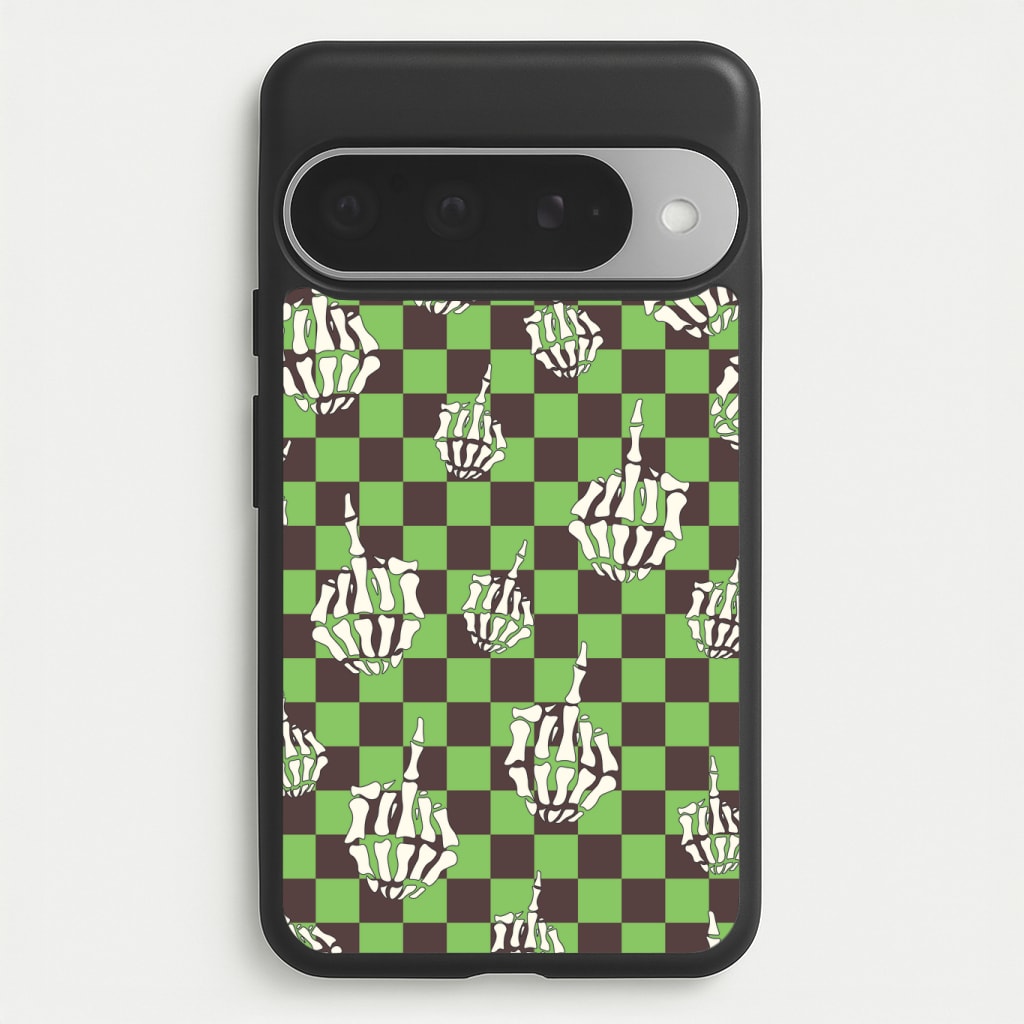Green Middle Finger Phone Case