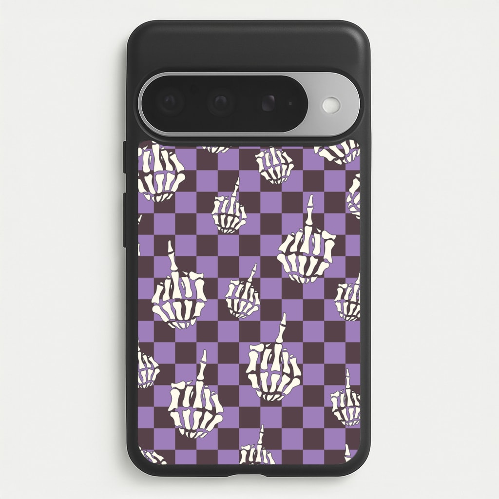 Purple Middle Finger Phone Case