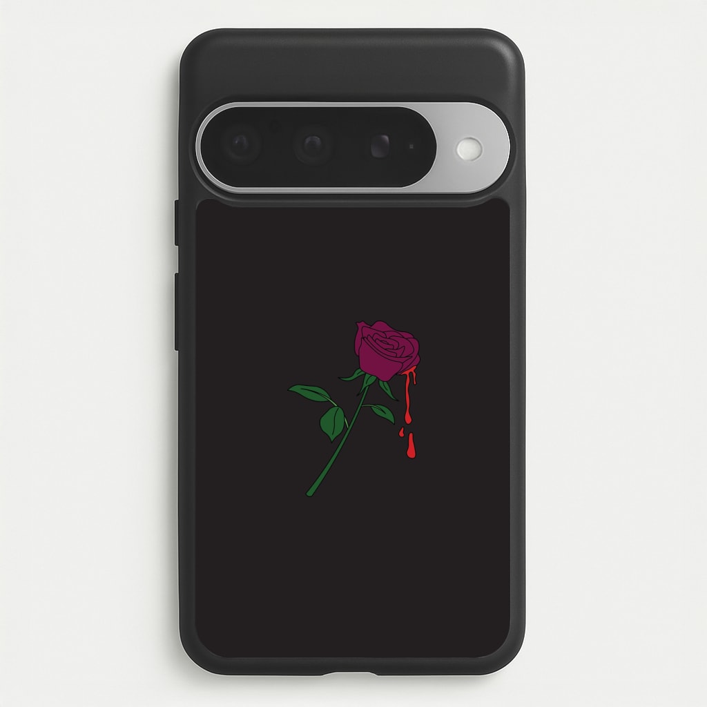 Dark Pink Rose Phone Case