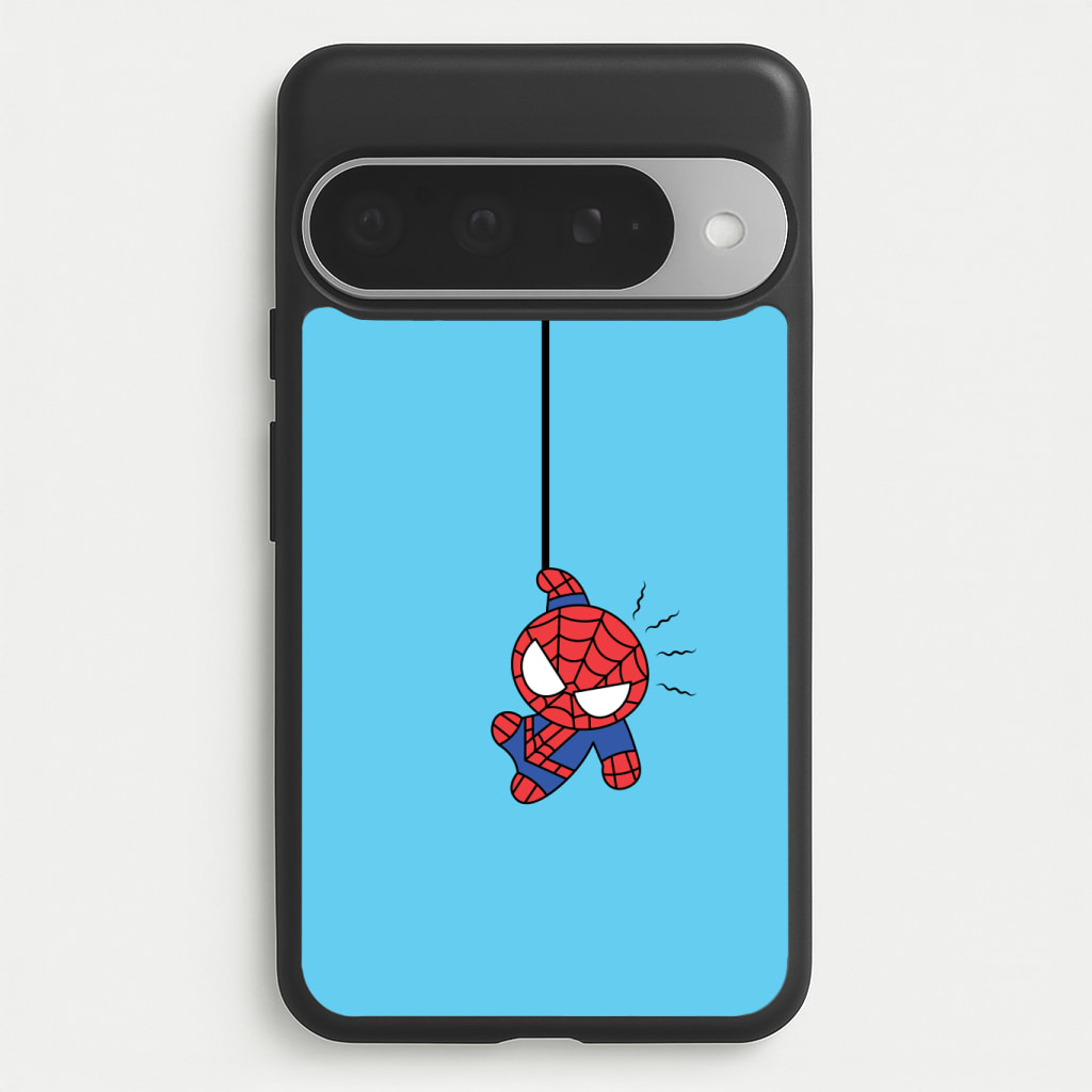 Blue Hanging Spider Hero Phone Case
