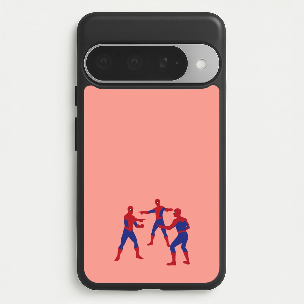 Spider Hero Pointing Meme Phone Case