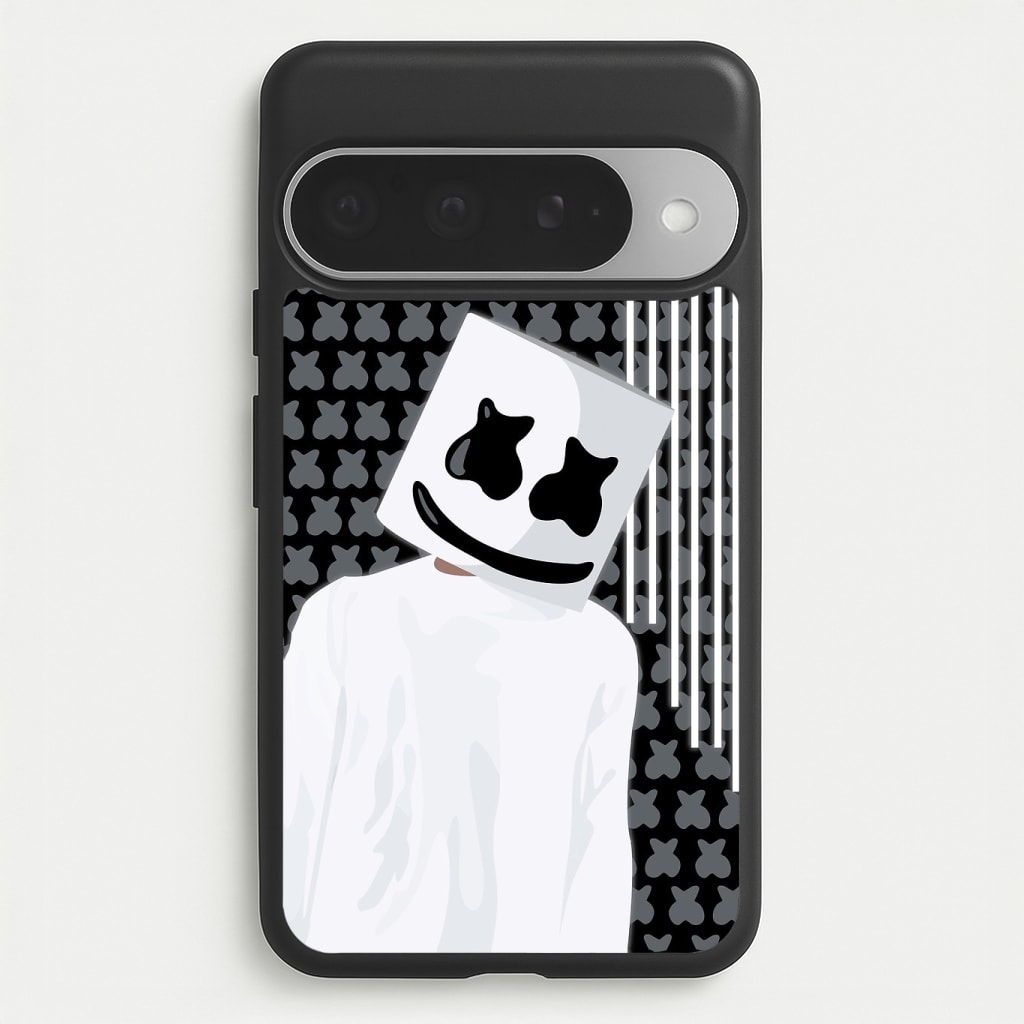 Stars And Stripes - White Helmet DJ Phone Case