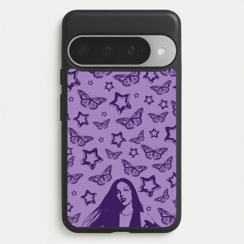 Stars And Butterflies Pattern Phone Case