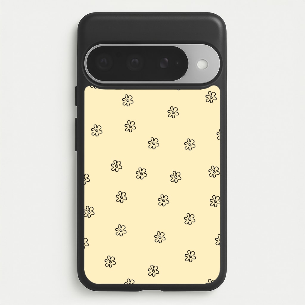 Detail Flower Pattern - Yellow Phone Case