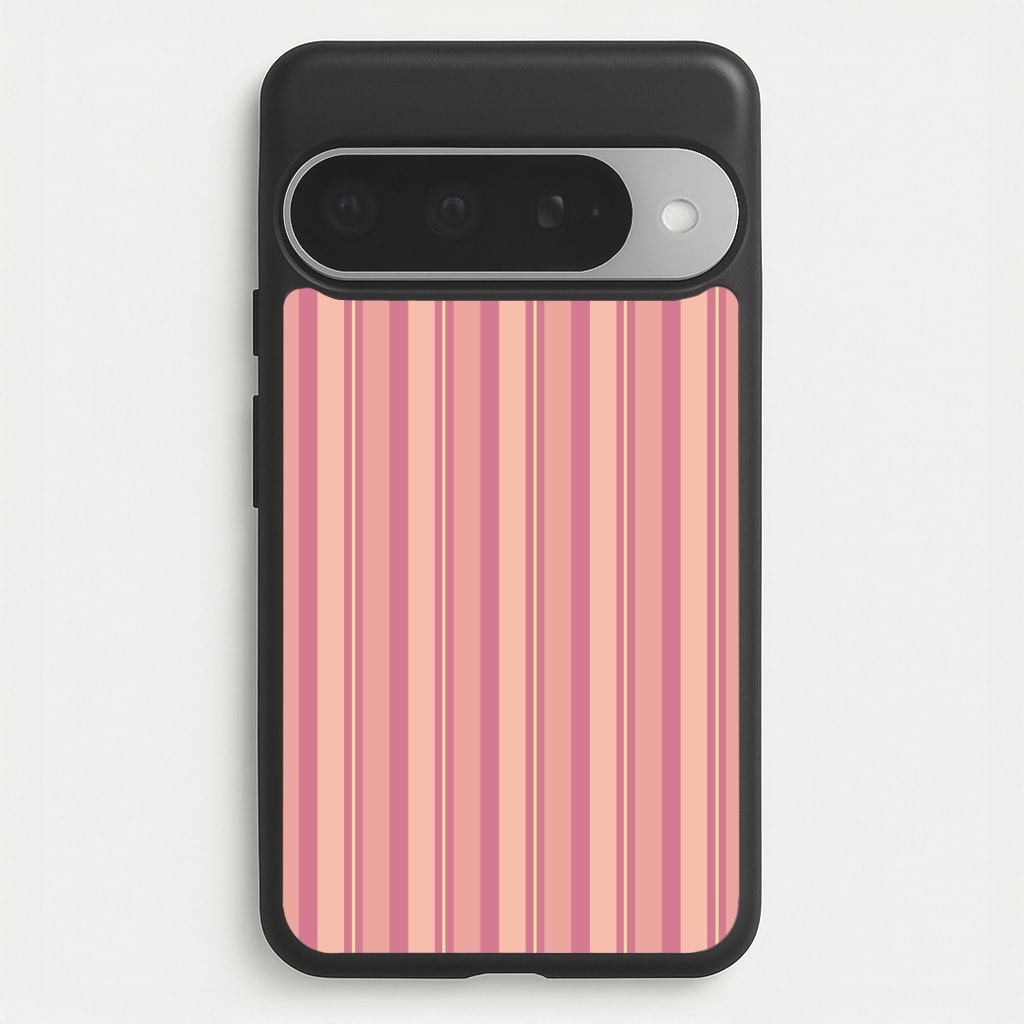 Pink And Yellow Stripes Phone Case