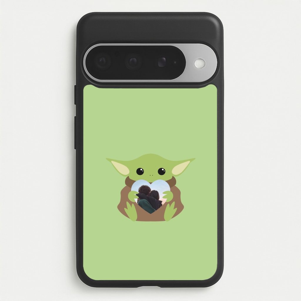 Baby Yoda - Personalised Couples Phone Case