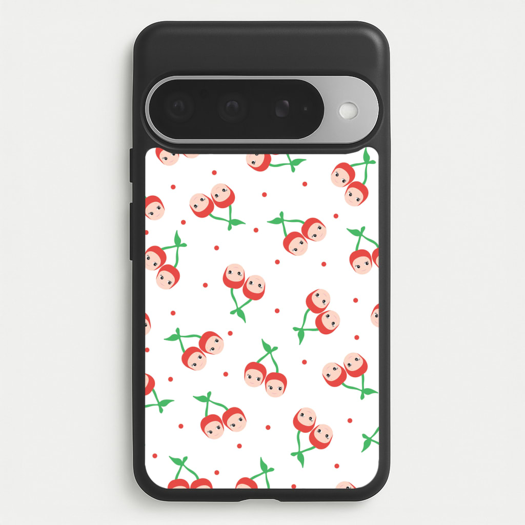 Cherry Angels Pattern Phone Case