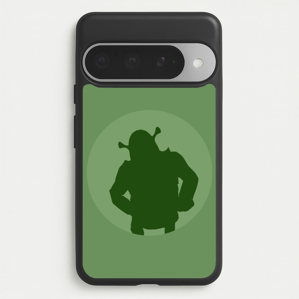 Green Ogre Outline Phone Case