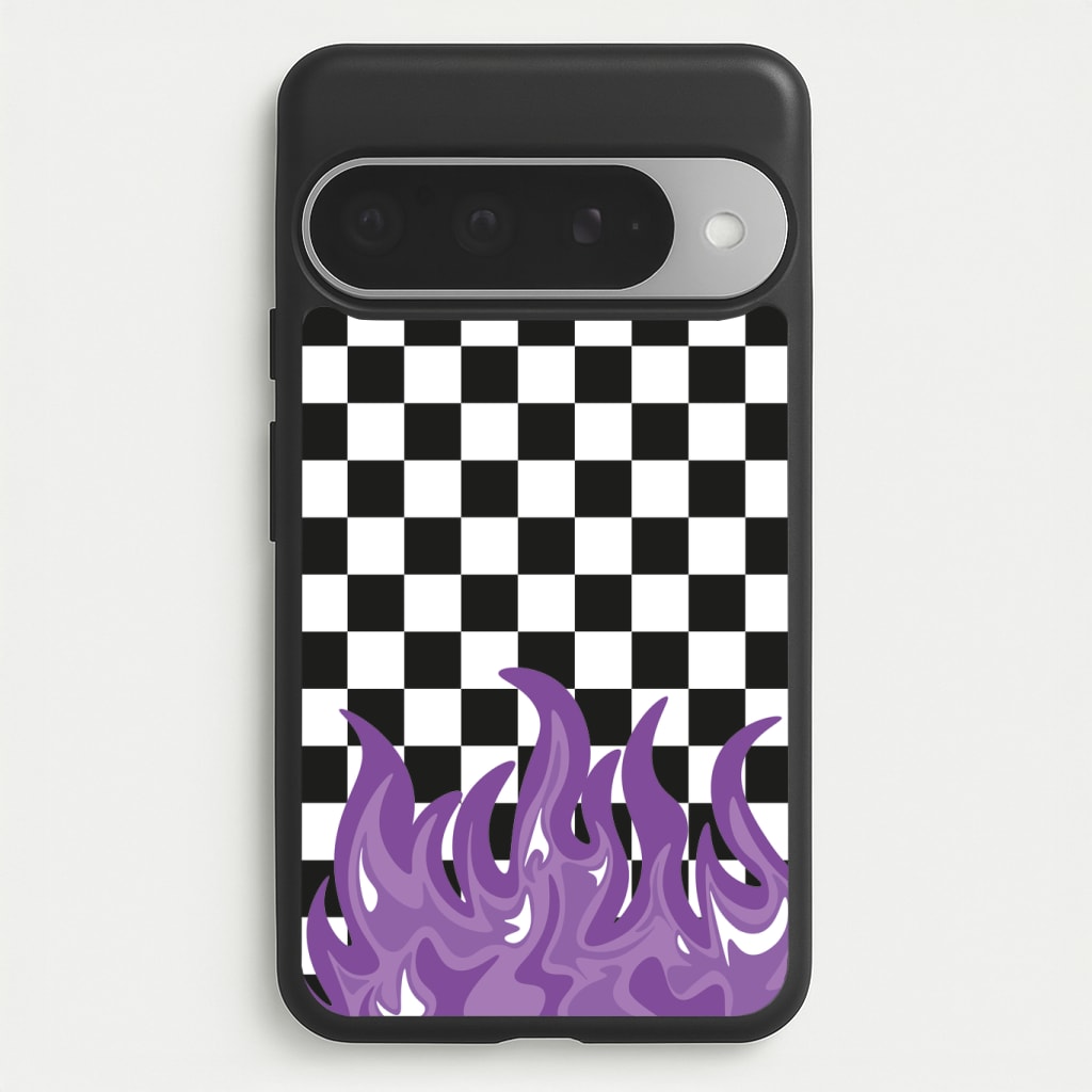 Purple Flame - Skate Aesthetic Phone Case
