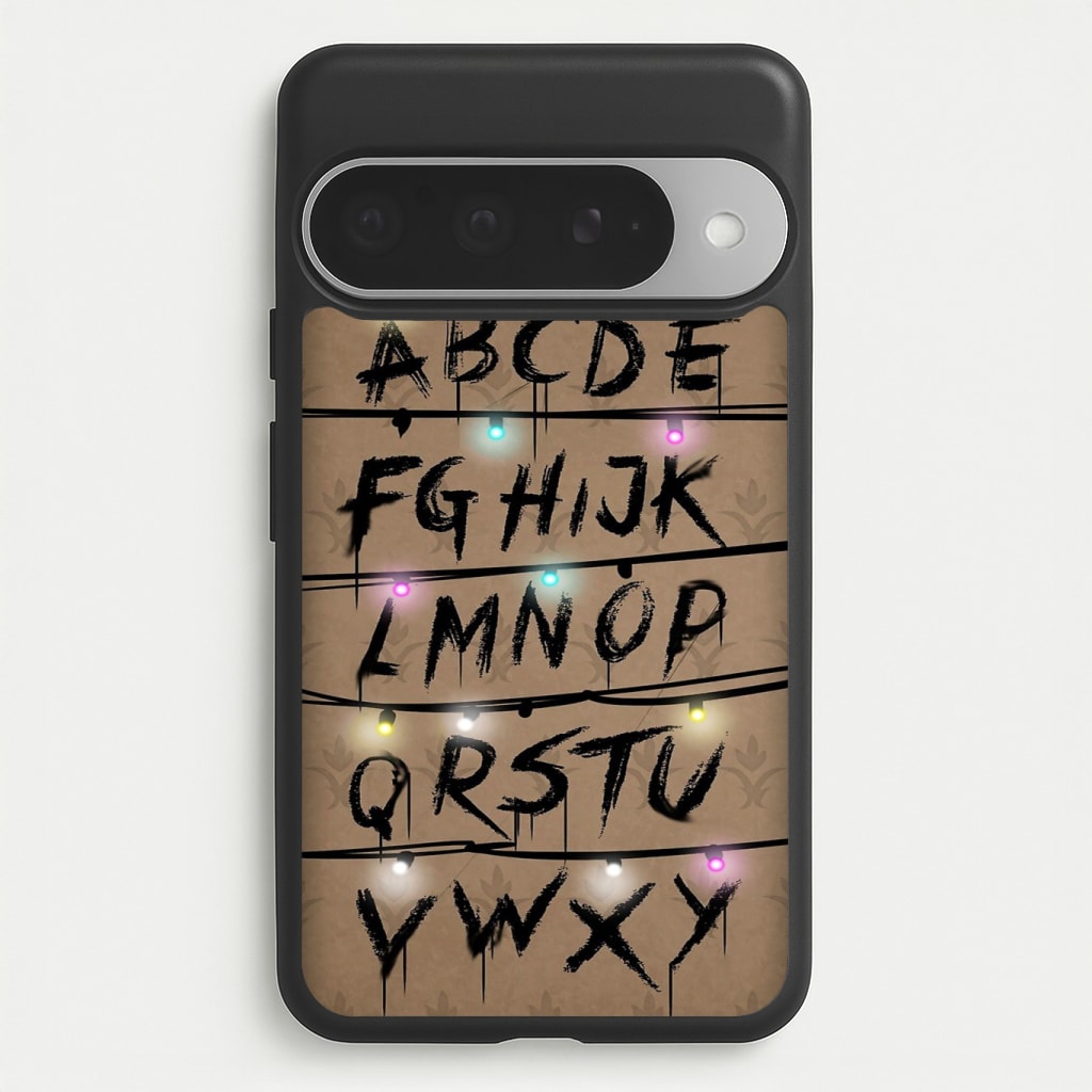 Stranger Alphabet Wall Phone Case