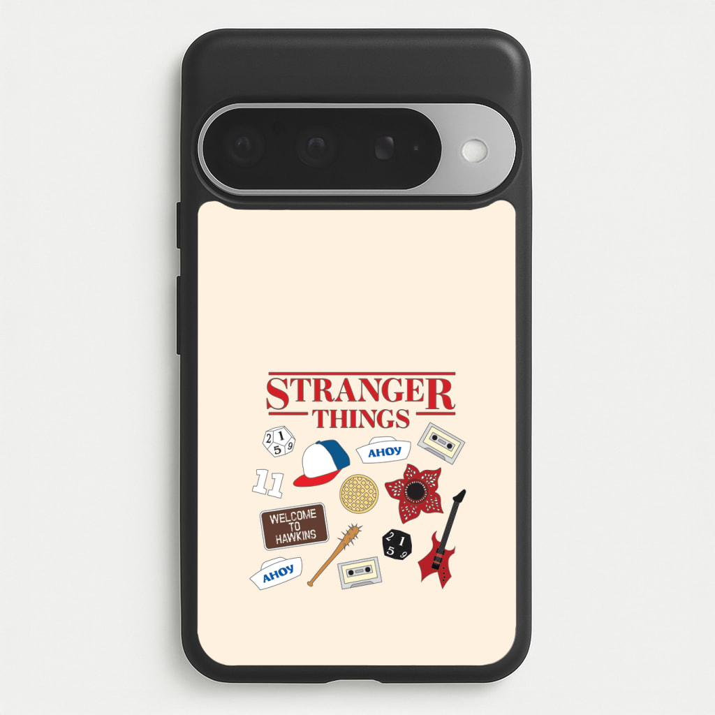 Stranger Things Cartoon Icons Phone Case