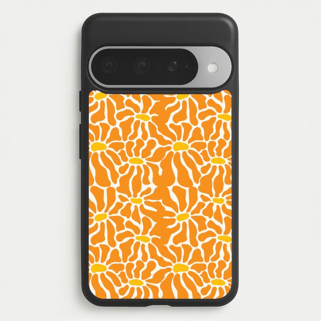 Orange Flowers - Summer Phone Case