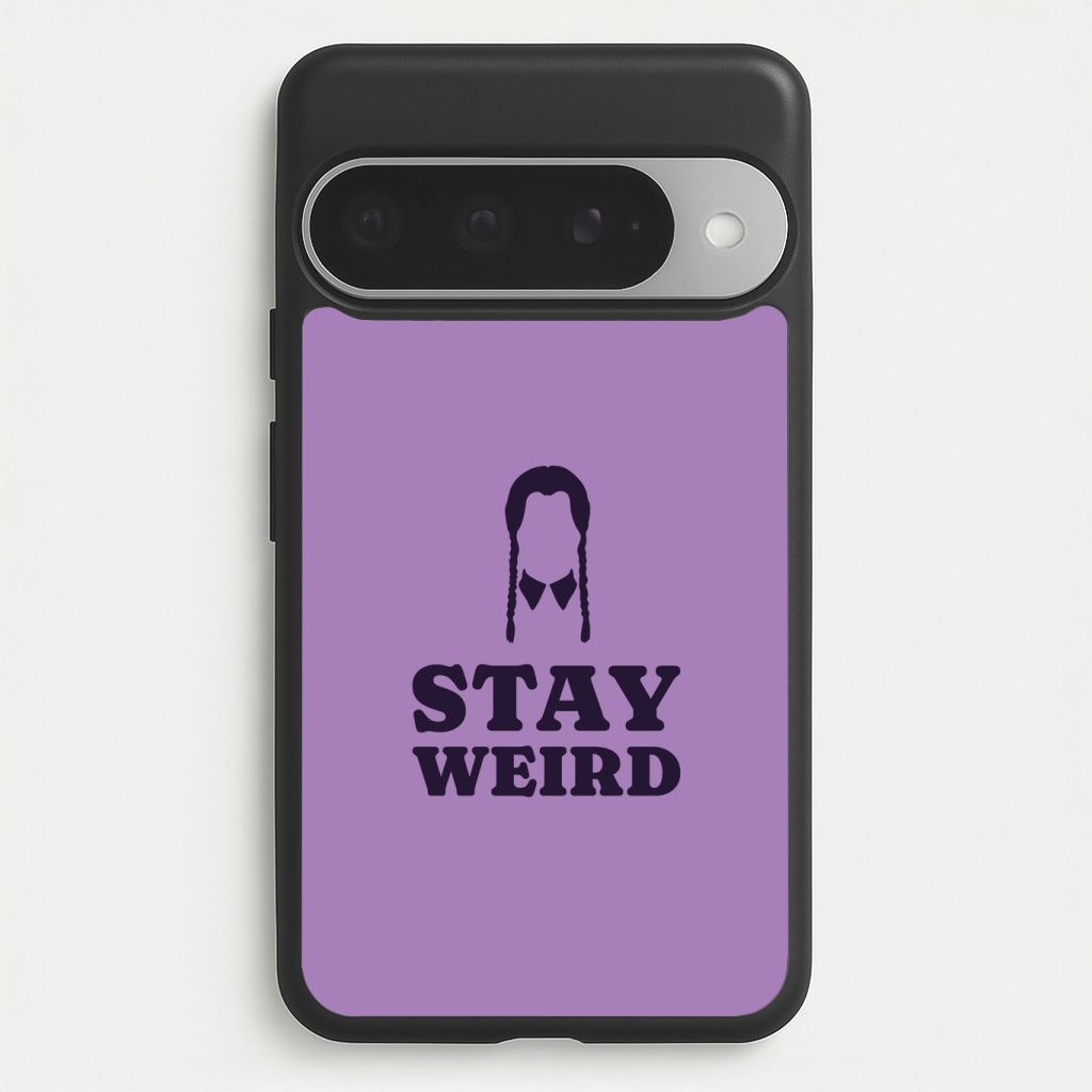 Stay Weird Purple Phone Case