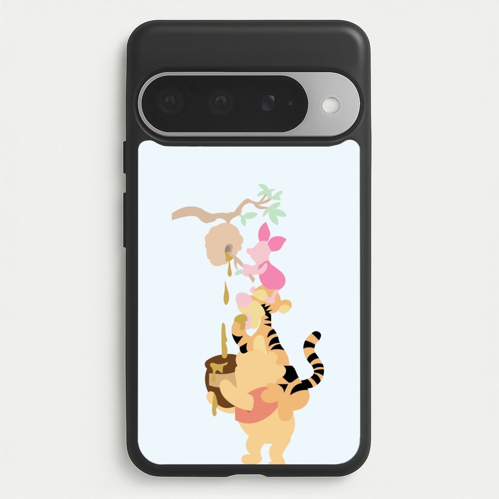 Bouncing Tiger , Piglet , Yellow Bear Phone Case