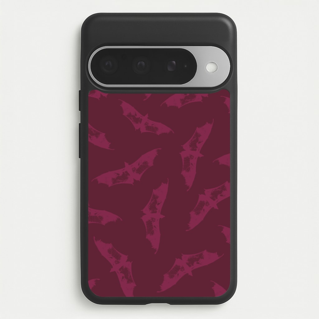 Dark Pink Bats Pattern Phone Case