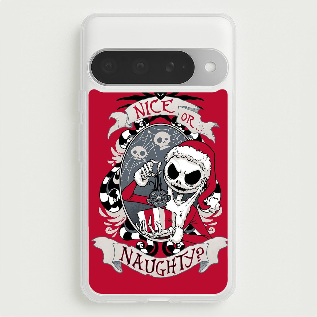 Nice Or Naughty - A Nightmare Before Christmas Phone Case