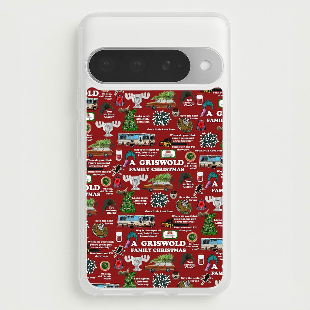 Christmas Holiday Collage Phone Case