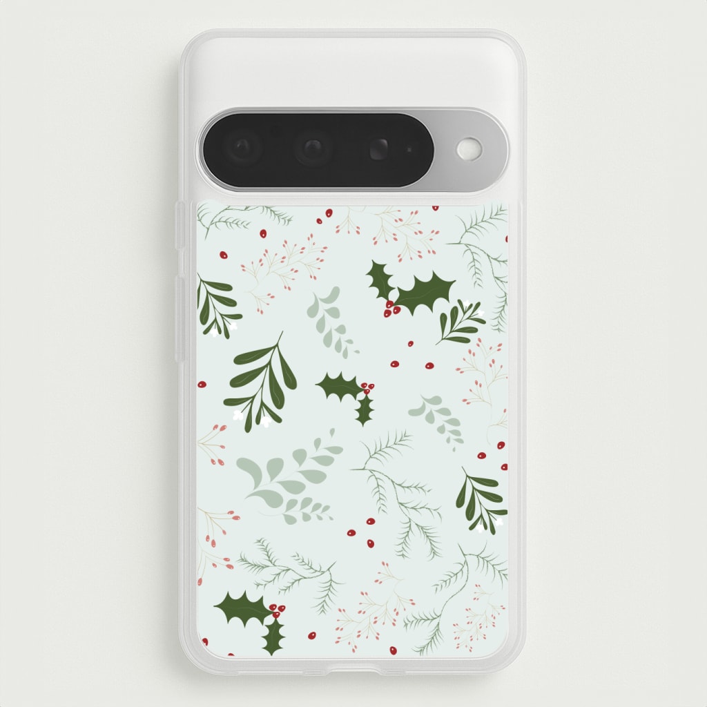 Christmas Floral Pattern Phone Case