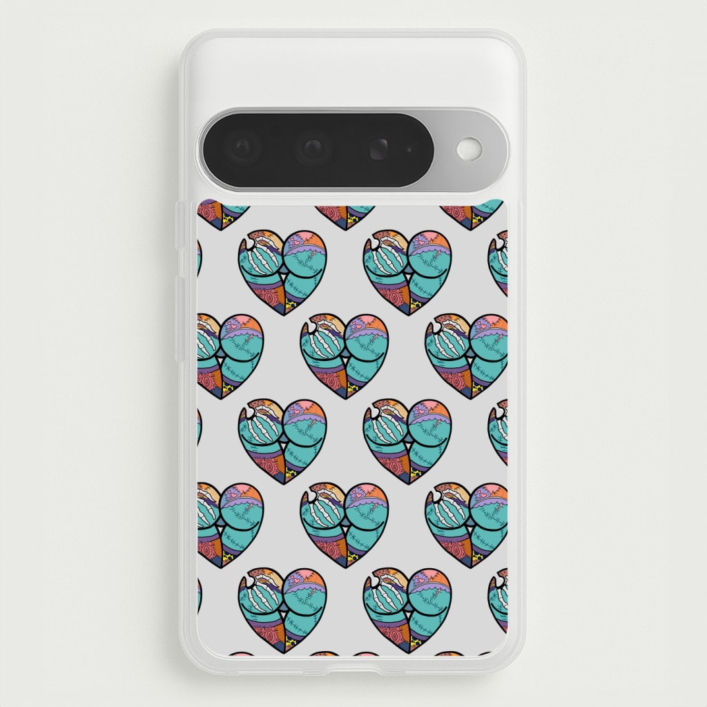 Sally And Jack Heart Pattern - TNBC Phone Case