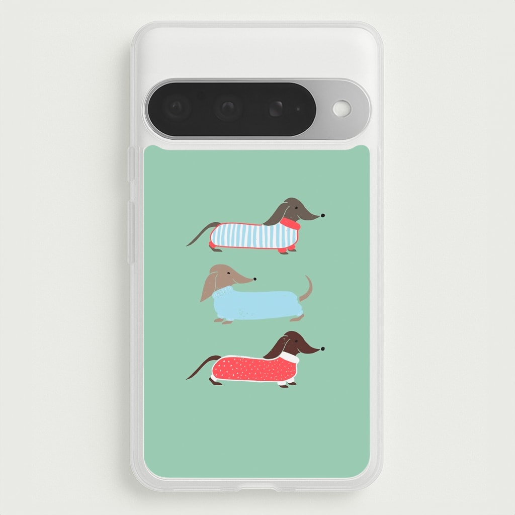 Sausage Dogs in Jumpers Phone Case