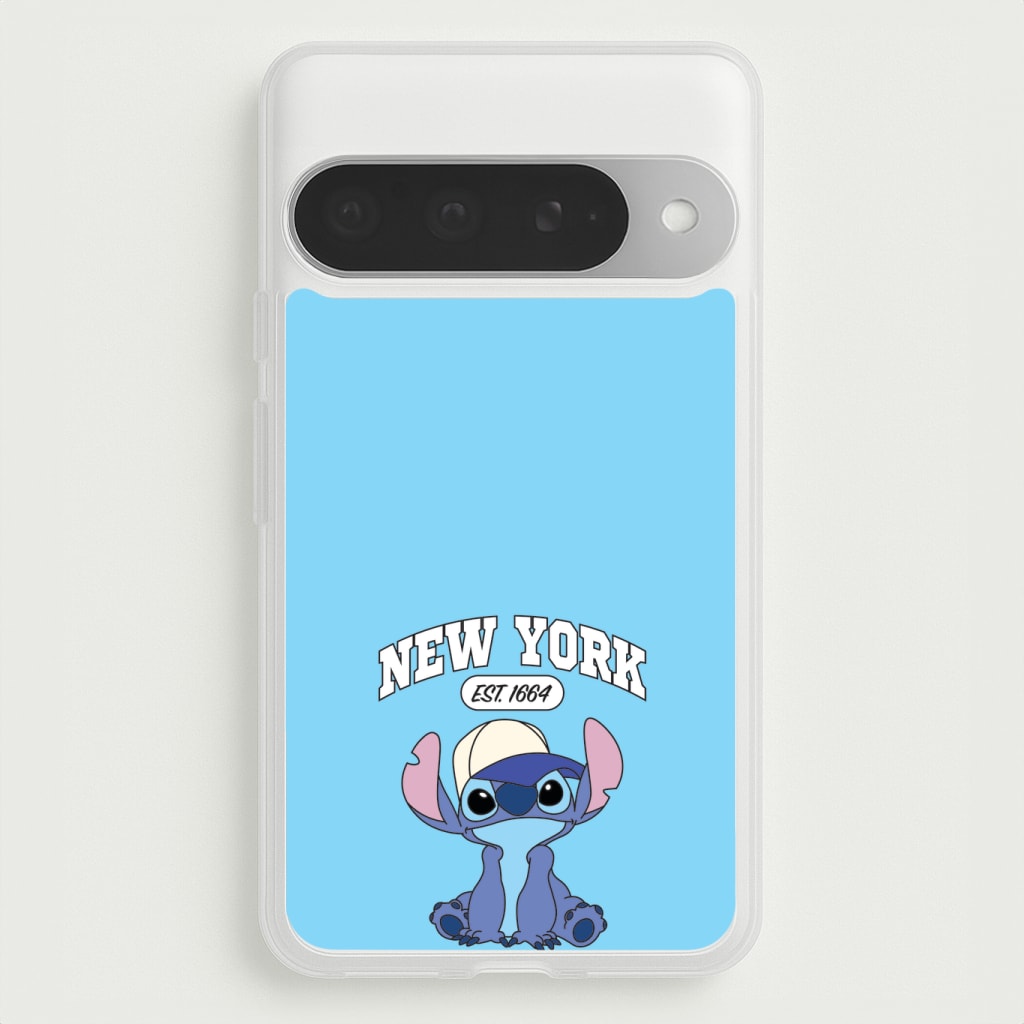 New York Blue Alien Phone Case