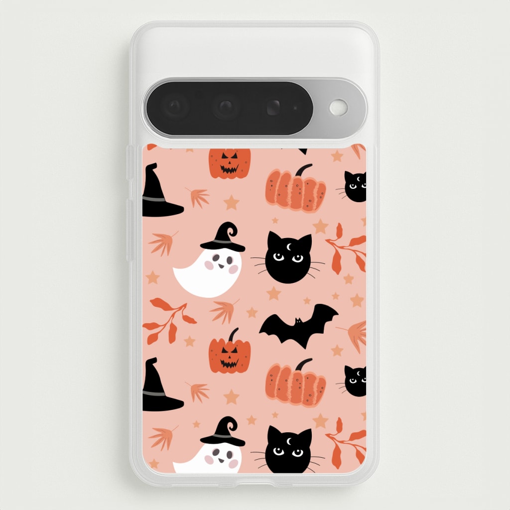 Pretty Pink Halloween Pattern Phone Case