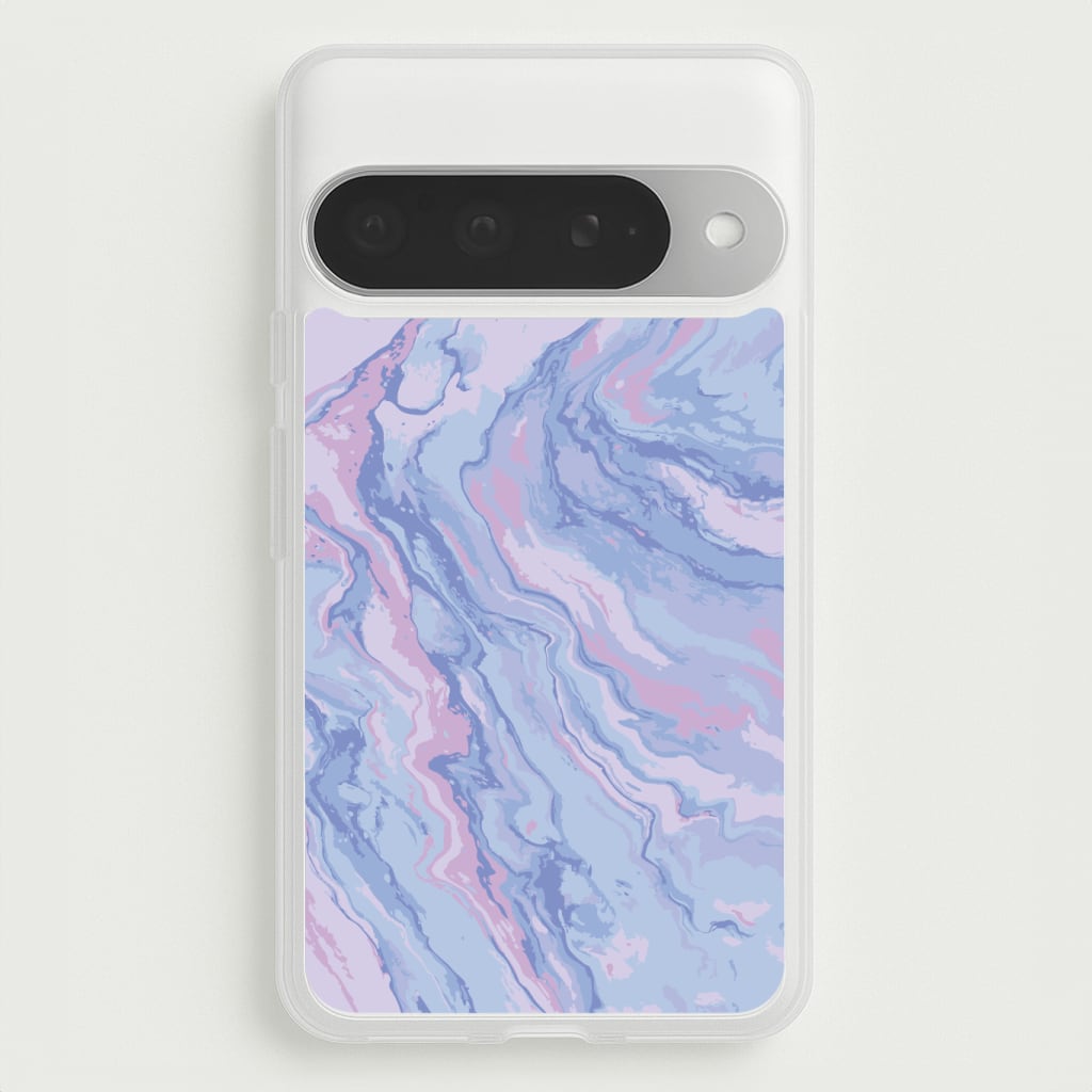 Purple Cloudy Marble Phone Case