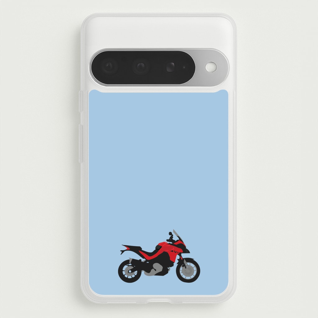 Red Motorbike - Motorbike Phone Case