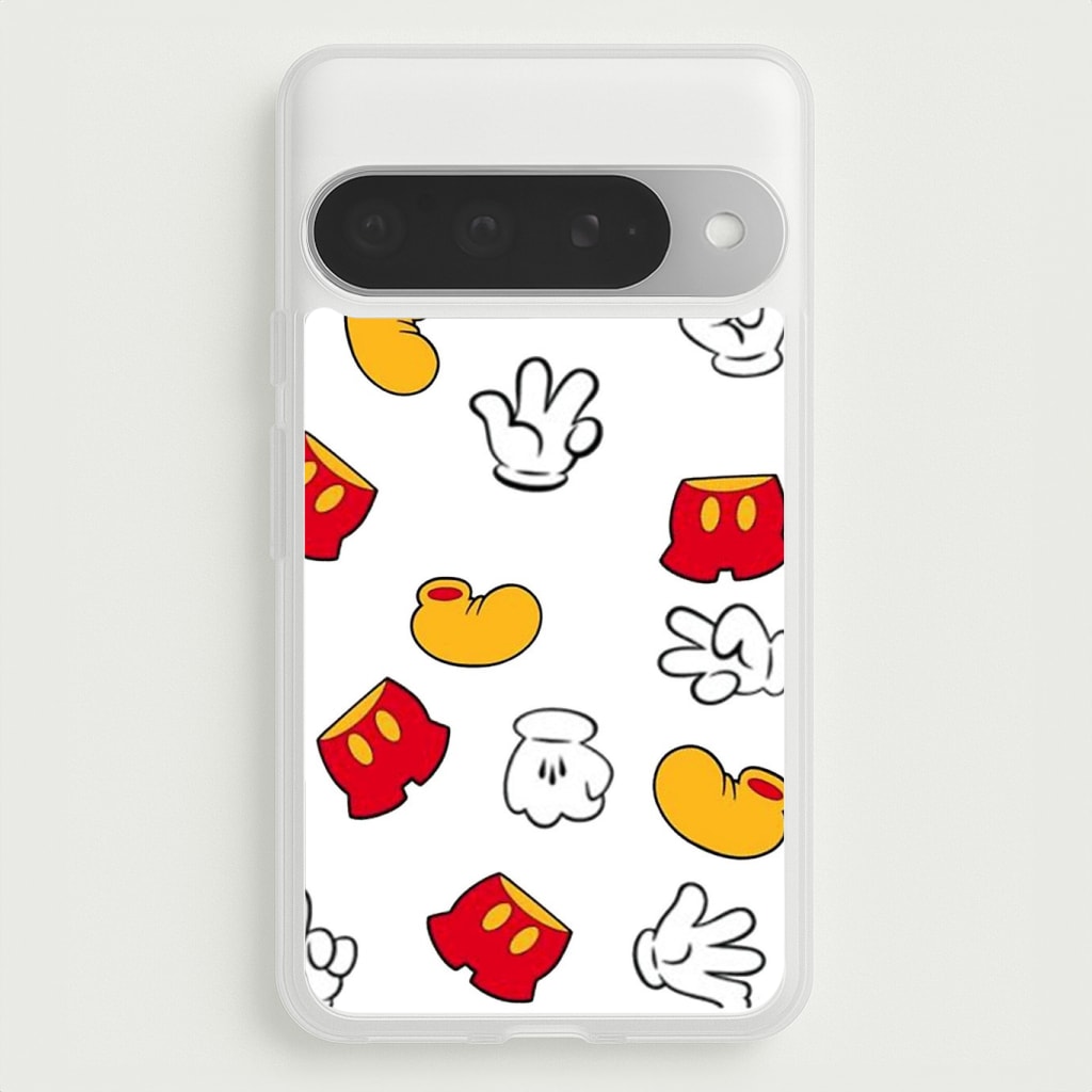 Mouse Gloves, Shorts and Shoes Phone Case